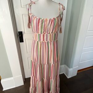 Chicwish Multicolor Striped Maxi Dress